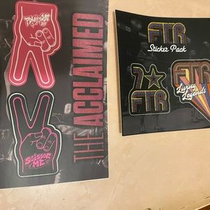 AEW All Elite Wrestling FTR & The Acclaimed Sticker packs Crate Exclusive